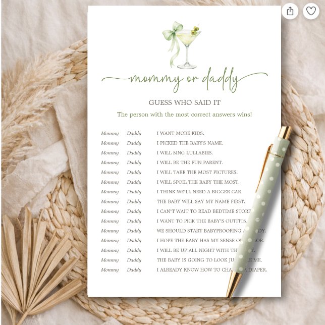 Chic A Tini One Mommy or Daddy Guess Who Said It (Creator heeft geüpload)