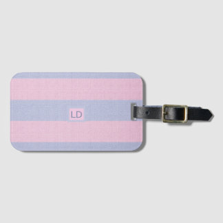 Chic Aanpasbaar Snoep Roze & Sky Blue Bagagelabel