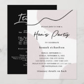 Chic Abstract Neutral | Partij van de waterverf ki Kaart (Voorkant / Achterkant)