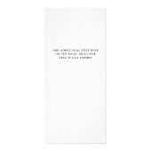 Chic Abstract Neutral | Servicemenu voor prijslijs Reclamekaart (Achterkant)