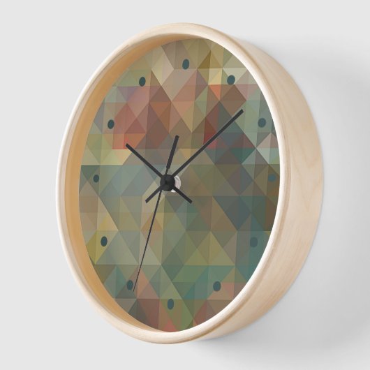 Chic Abstract Retro Triangles Mosaic Pattern (Hoek)