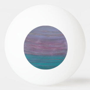 Chic Abstract Roze Blauwgroen blauw Turquoise Pa Pingpongbal