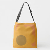 Chic Abstracte kleurrijke ventilator Crossbody Tas (Achterkant)
