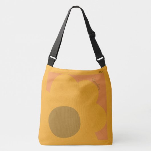 Chic Abstracte kleurrijke ventilator Crossbody Tas (Voorkant)