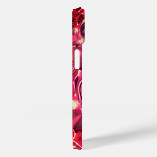 Chic Abstracte Magenta Kleurtoonen Case-Mate iPhone Case (Achterkant / Rechts)