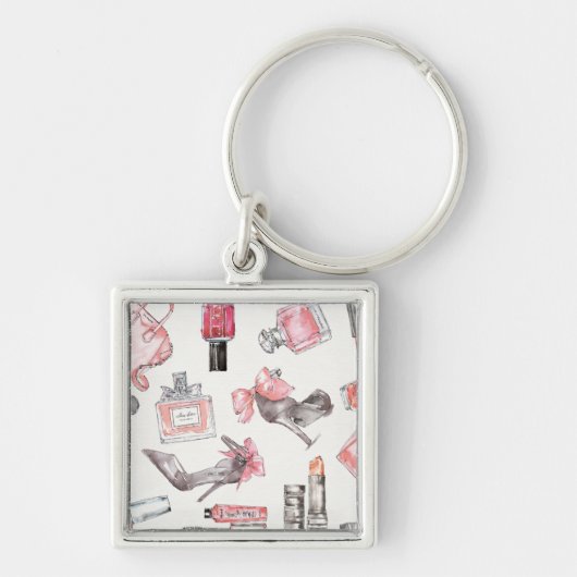 Chic Accents | Mode Waterverf Sleutelhanger (Voorkant)