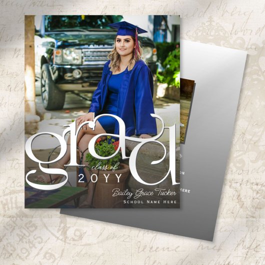 Chic AFSTUDEERDER Photo Budget Afstuderen Aankondi