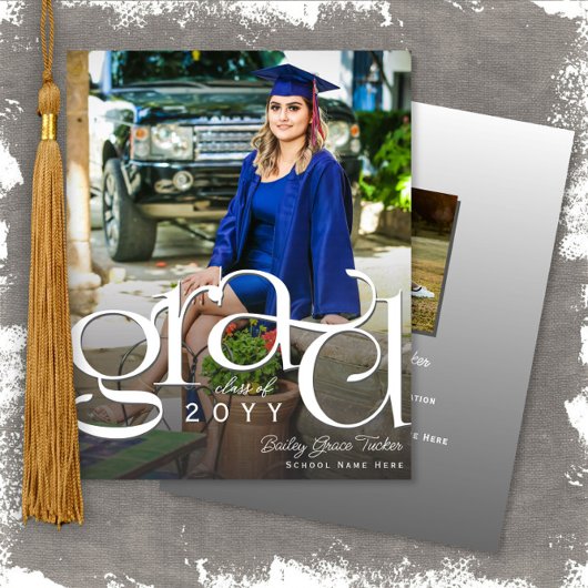 Chic AFSTUDEERDER Photo Budget Afstuderen Aankondi