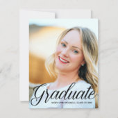 Chic Afstuderen 2025 Senior Full Photo Afstuderen Aankondiging (Voorkant)