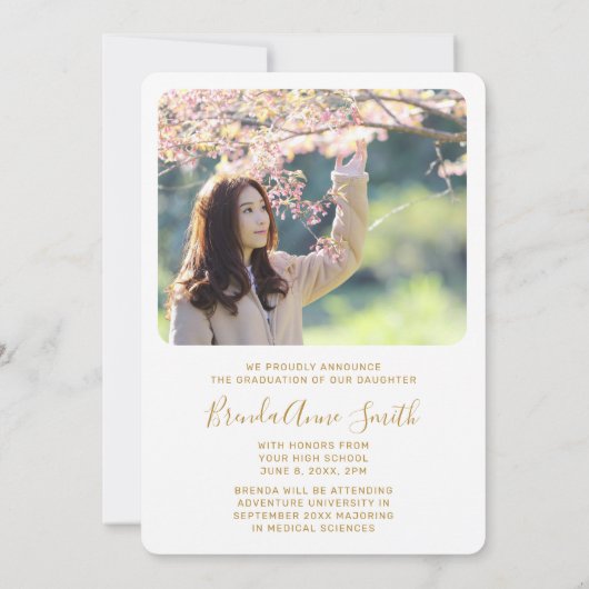 Chic Afstuderen 2 het Manuscript van het Pet van d Aankondiging (Achterkant)