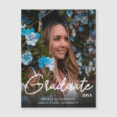 Chic Afstuderen 2 & Photo Afstuderen Magnet Darker (Voorkant)