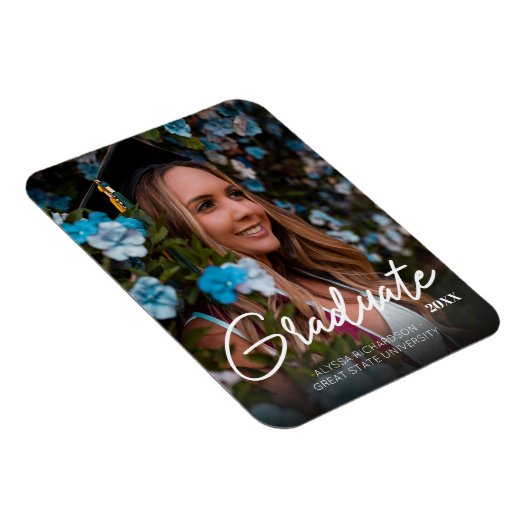 Chic Afstuderen 2 & Photo Afstuderen Magnet Darker Magneet (Rechterzijde)