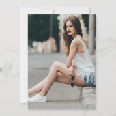 Chic Afstuderen de Partij van de Graduatie van de  Kaart (Achterkant)