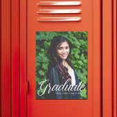 Chic Afstuderen foto 2025 aankondigingsmagneet