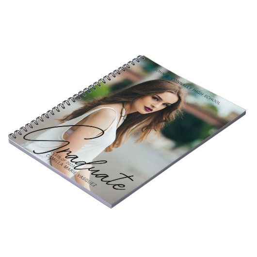 Chic Afstuderen het Gift van het Manuscript van de Notitieboek (Linkerzijde)