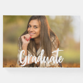 Chic Afstuderen het Moderne Afstuderen van de Foto Gastenboek