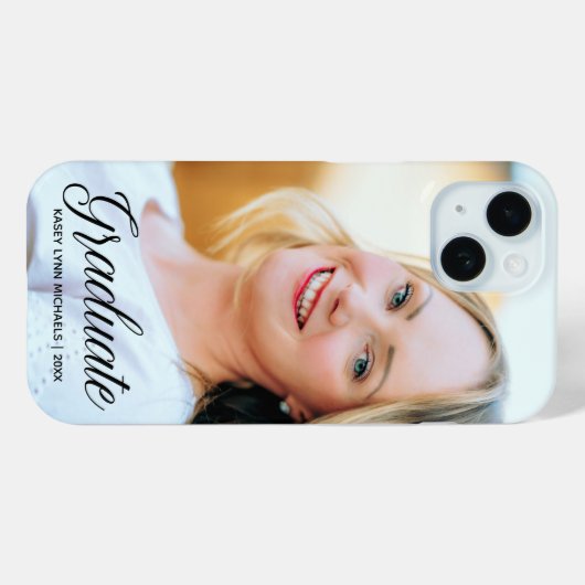 Chic Afstuderen hooggeplaatst Afstuderen Foto Aang Case-Mate iPhone Case (Achterkant (horizontaal))