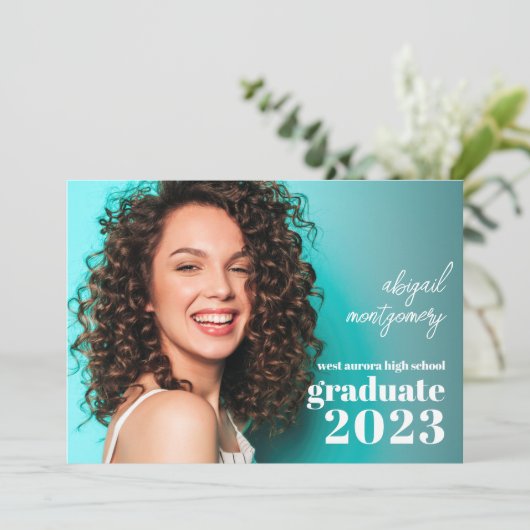 Chic-Afstuderen Kaart (Staand voorkant)