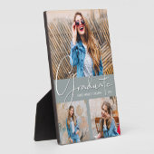 Chic Afstuderen Photo Collage op grijs Fotoplaat (Zijkant)