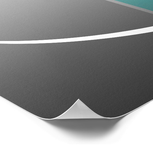 Chic Afstuderen Script Arch Foto Poster (Hoek)