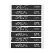 Chic Afstuderen Typography Black (Vel)