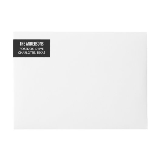 Chic Afstuderen Typography Black (Voorkant)