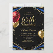 Chic Agate 65e verjaardag Kaart (Voorkant)