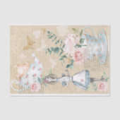 Chic Alice in Wonderland Collage Ontvangt Alice Tissuepapier (Voorkant)