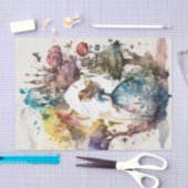 Chic Alice in Wonderland ontkoppeling Tissuepapier (Craft)