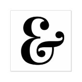 Chic Ampersand En-teken Zelfinktende Stempel (Design)