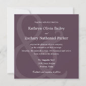 Chic Ampersand Wedding Invitations Kaart (Voorkant)