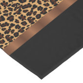 Chic Animal Leopard Print Korte Tafelloper (Hoek)