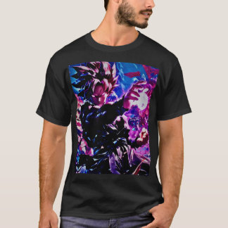 Chic Anime Print T-shirt: Vibrant Art Edition T-shirt