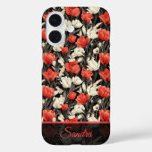 Chic Anniversary Gift Tulip Custom Case-Mate iPhone Case (Achterkant)