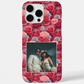 Chic Anniversary Keepsake Rose Flower Photo  Case-Mate iPhone Case (Achterkant)