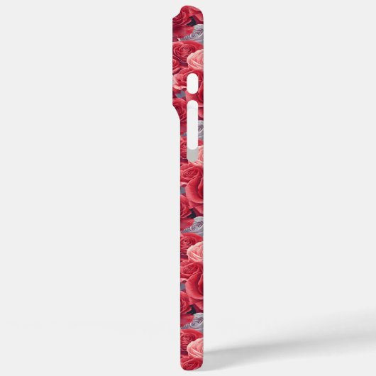 Chic Anniversary Keepsake Rose Flower Photo  Case-Mate iPhone Case (Achterkant / Links)