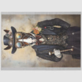 Chic Anthropomorphic Steampunk Horse Q8H Decoupage Tissuepapier (Voorkant)