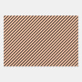 Chic Aqua Blue Coral Oranje Circles Art Patroon Inpakpapier Vel (Voorkant 3)