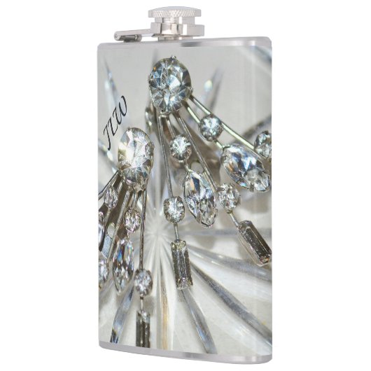 Chic Art Deco Rhinestones Heupfles (Links)