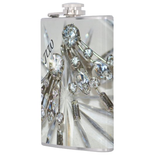 Chic Art Deco Rhinestones Heupfles (Links)