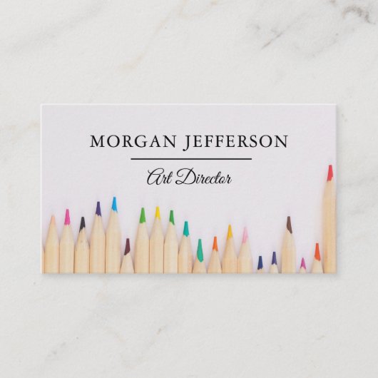 Chic Artist Modern Art Director Gallery Creative Visitekaartje (Voorkant)
