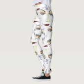 Chic Artistic Feminine Elements in Waterverf Leggings (Links)
