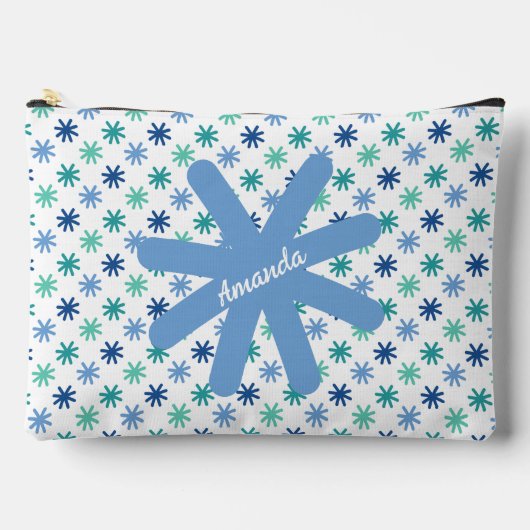 Chic AsteriskS Ocean Colours-Wit Bewerkbaar Groot Etui (Voorkant)