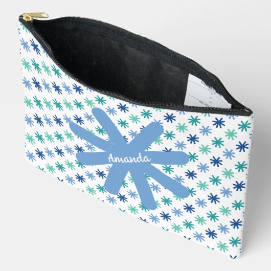 Chic AsteriskS Ocean Colours-Wit Bewerkbaar Groot Etui (Open)