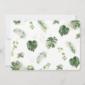 Chic Australian Animals Wood Greenery Baby shower  Kaart (Achterkant)