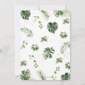 Chic Australian Animals Wood Greenery Baby shower Kaart (Achterkant)