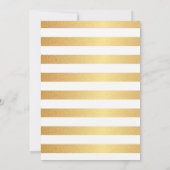 Chic Autumn Maple verlaat Thanksgiving Dinner Part Kaart (Achterkant)