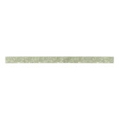 Chic Avocado Green Glitter Birthday Satijnen Lint (Voorkant)