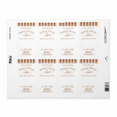 Chic Awing Baked With Love Whisk Bakery Box Seal Etiket (Full Sheet)
