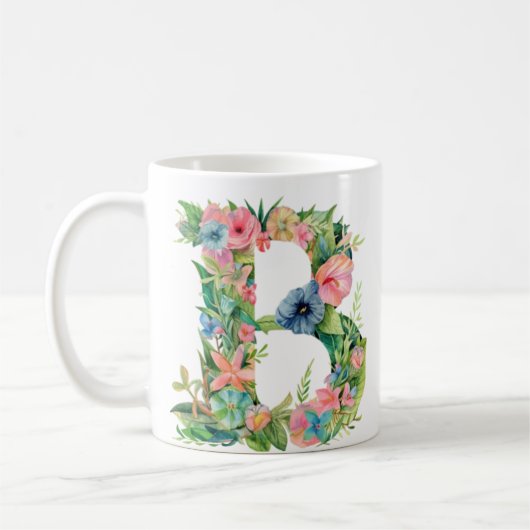 Chic B Alphabet Design Cup Koffiemok (Links)
